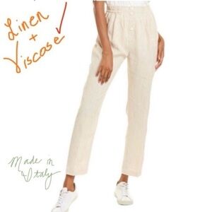Forte Forte - Linen Viscose Trousers Made Italy Designer Size II (2) EU38 - NWT